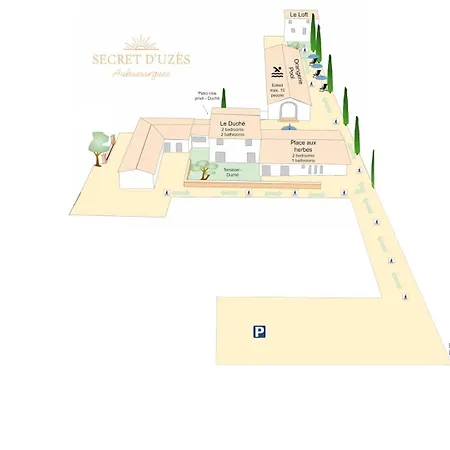 Secret D'uzes - Place Aux Herbes - Piscine Chauffee Et Jacuzzi Apartmanhotel Uzès