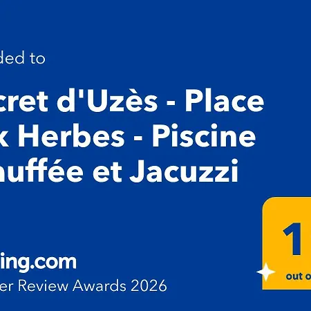 Secret D'uzès - Place Aux Herbes - Piscine Chauffée Et Jacuzzi Uzès